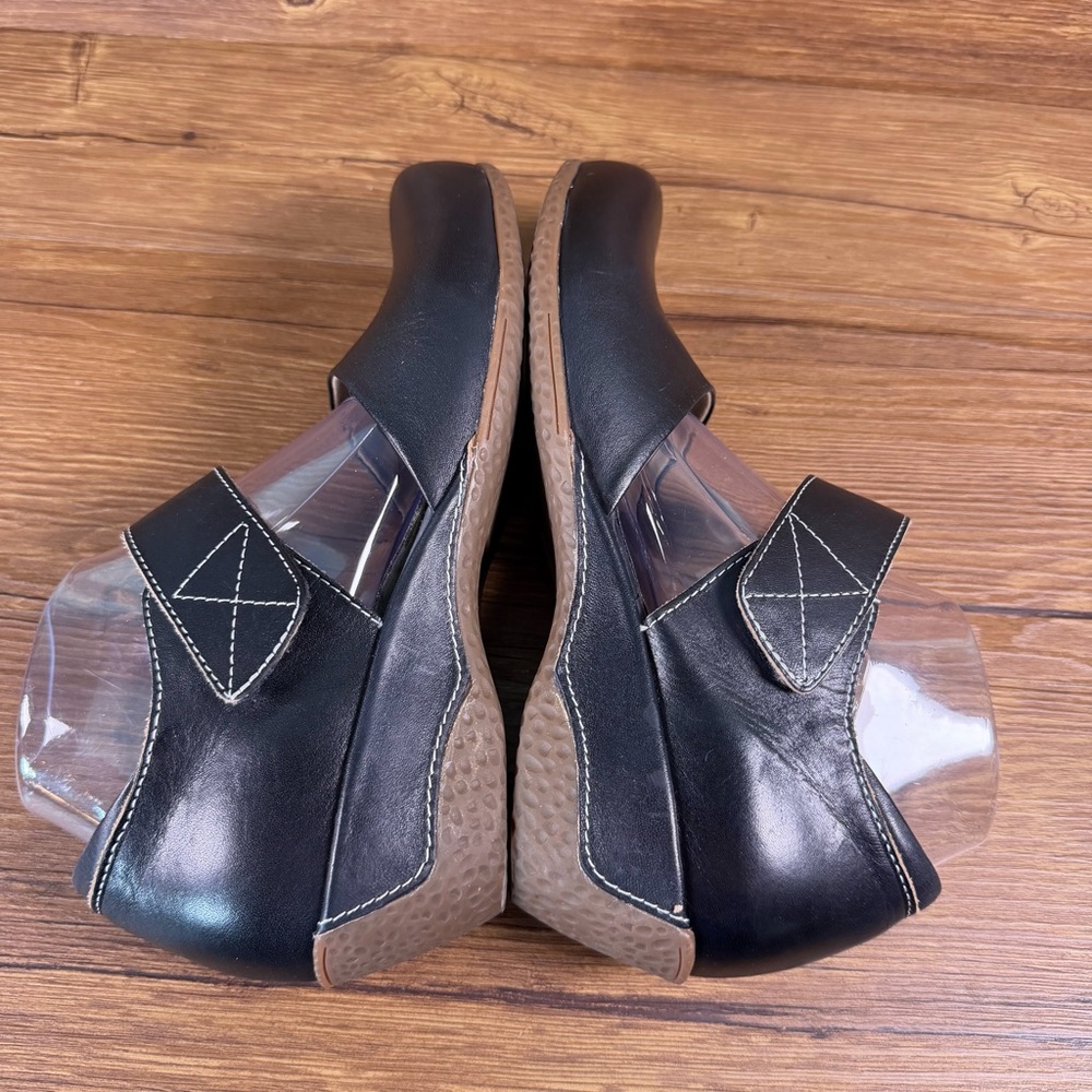 L’Artiste Sprint Step ‘Gloss’ Mary Jane Wedge Shoe Black Women’s Size 9 (40) - Picture 2 of 12